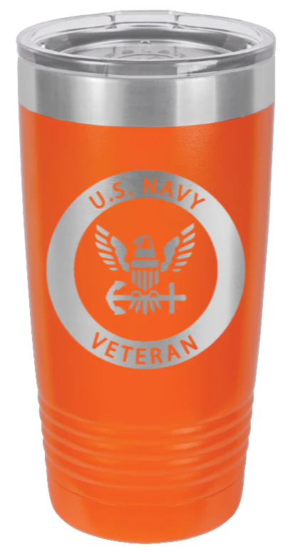 Navy Veteran - 20oz Tumbler - Image 11