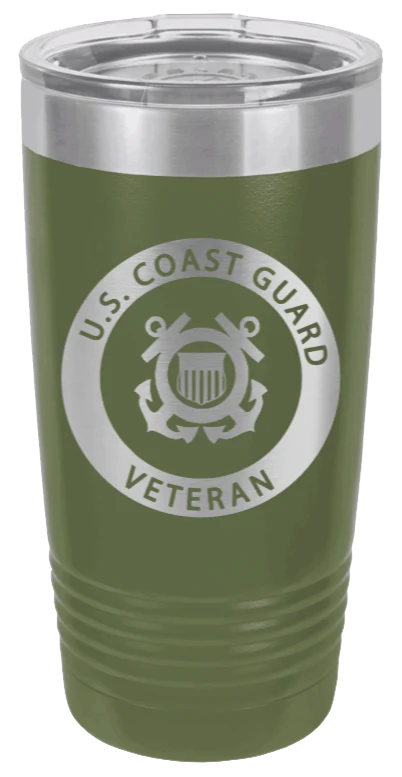 Coast Guard Veteran  - 20oz Tumbler - Image 10
