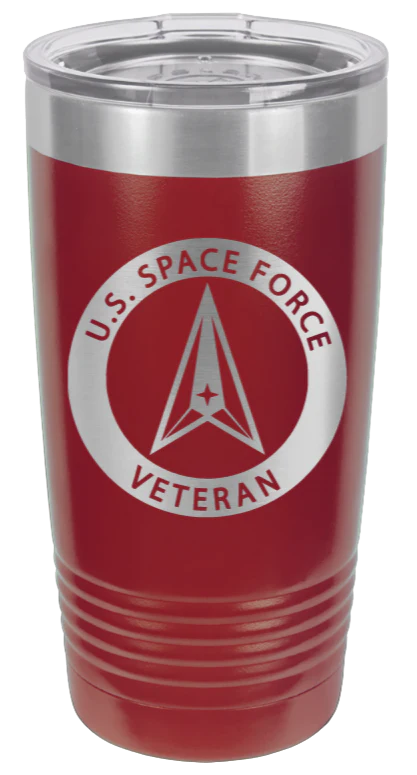 Space Force Veteran  - 20oz Tumbler - Image 8