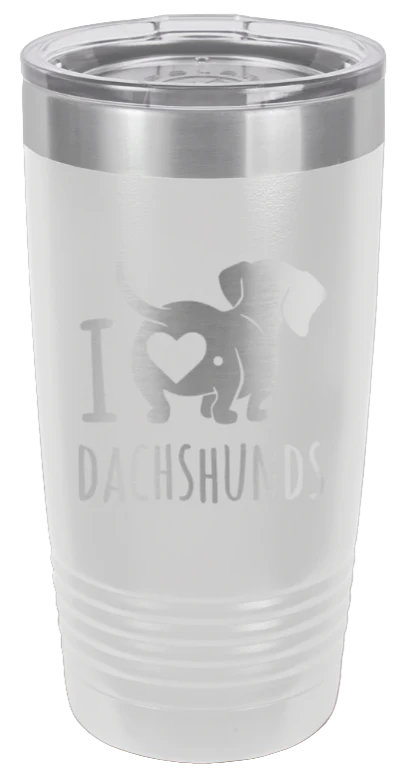 I Love Dachshunds - 20oz Tumbler - Image 16