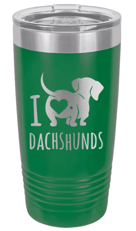 I Love Dachshunds - 20oz Tumbler - Image 5