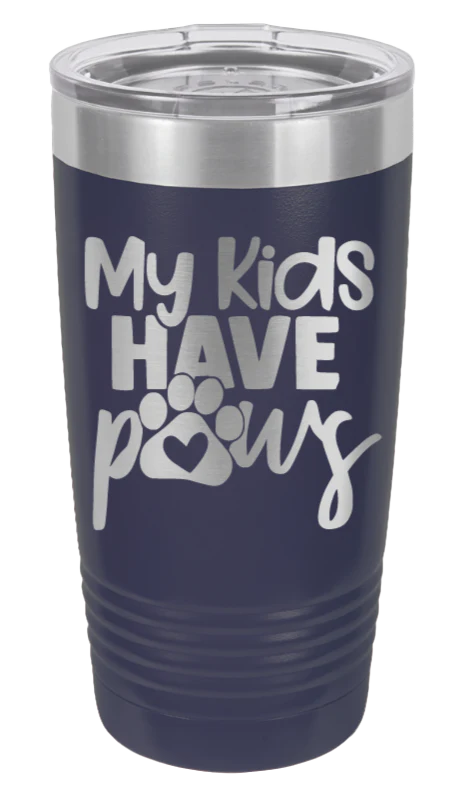 My Kids Have Paws - 20oz Tumbler - Image 9