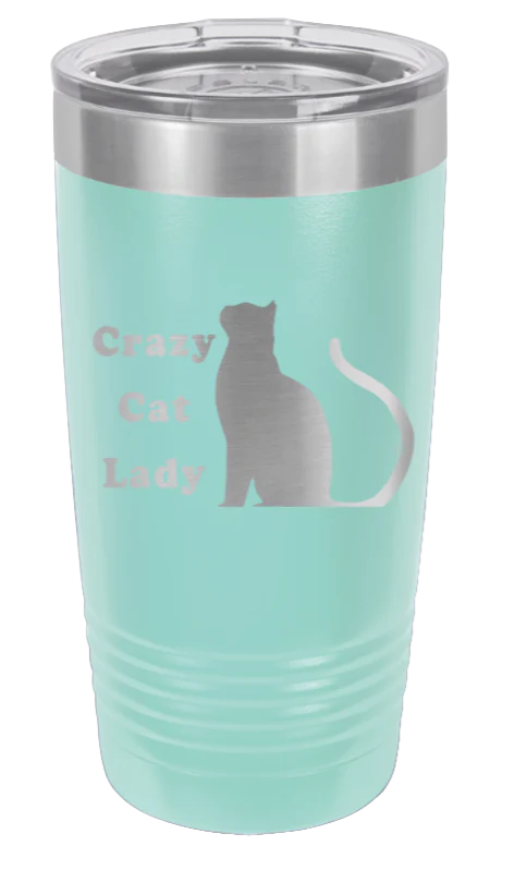 Crazy Cat Lady - 20oz Tumbler - Image 15