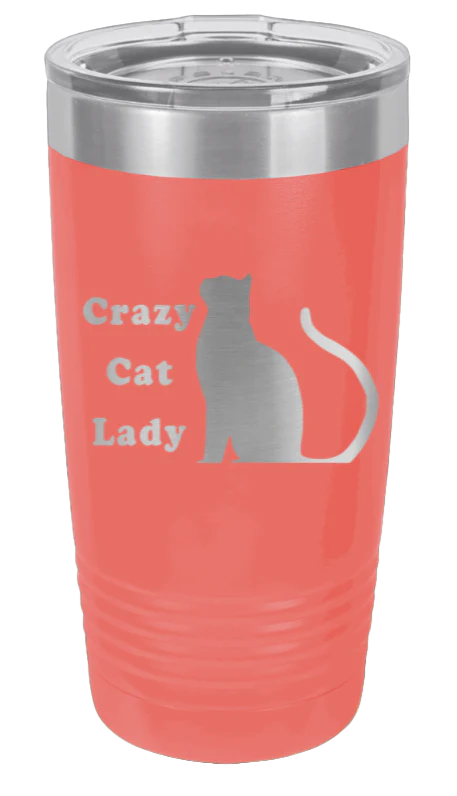 Crazy Cat Lady - 20oz Tumbler - Image 3