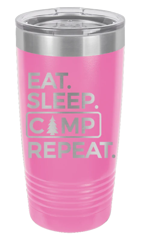 Eat, Sleep Camp, Repeat - 20oz Tumbler - Image 12