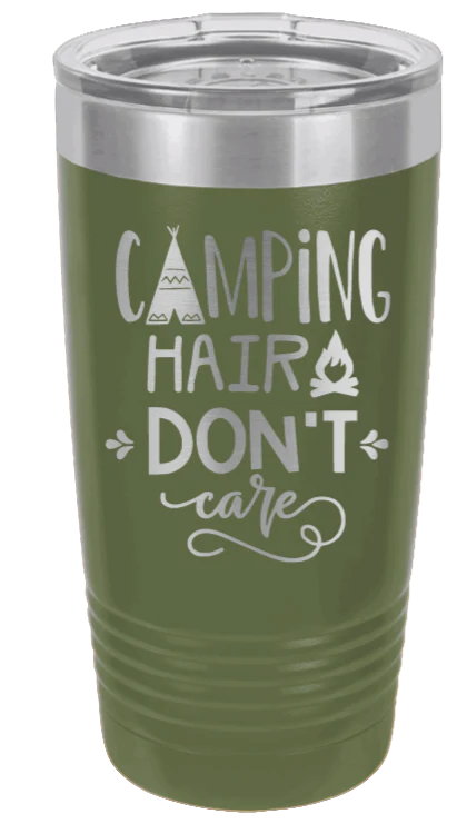 Camping Hair Don't Care - 20oz Tumbler - Image 10