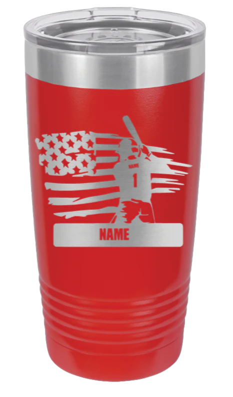 Baseball Player 2 - 20oz Tumbler - Image 14
