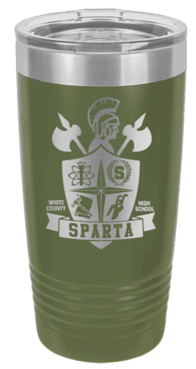 White County High School Sheild|Tennessee - 20oz Tumbler - Image 10