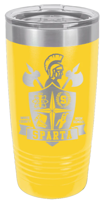 White County High School Sheild|Tennessee - 20oz Tumbler - Image 17