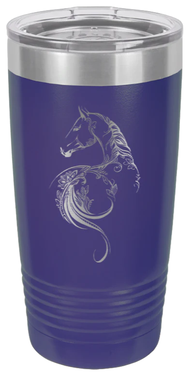 Floral Horse - 20oz Tumbler - Image 13