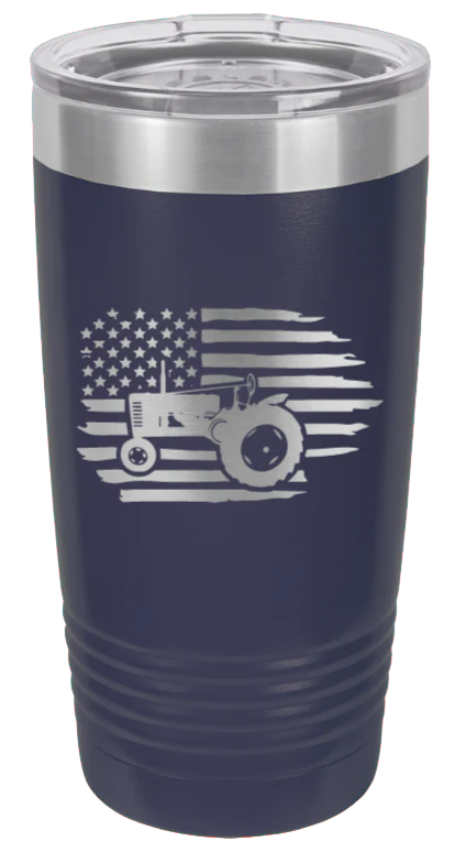 Tractor Flag 2 - 20oz Tumbler - Image 9