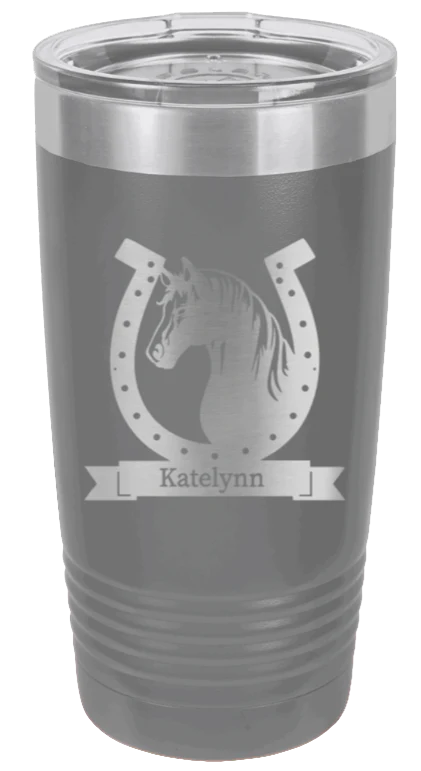 Horse Banner - 20oz Tumbler - Image 4
