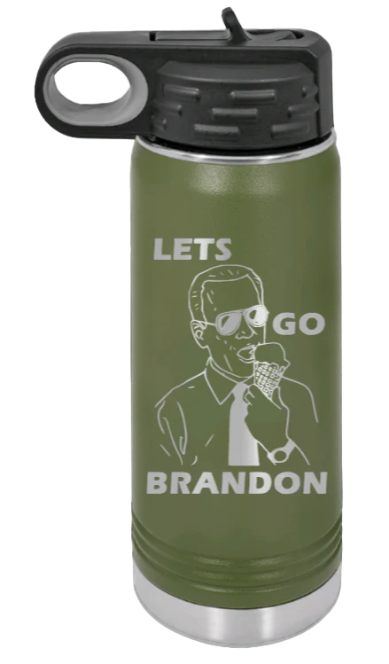 Let's Go Brandon - 20oz Water Bottle Laser Engraved - Image 10