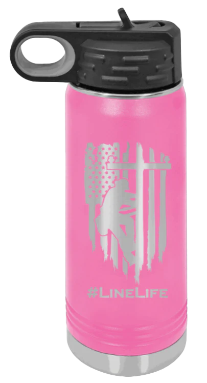 #Linelife - 20oz Water Bottle Laser Engraved - Image 12