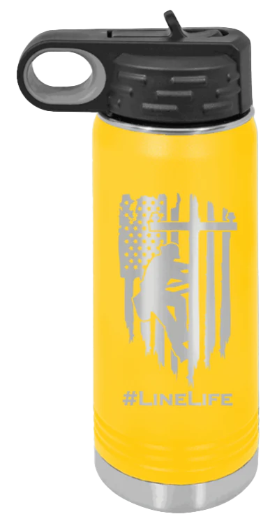 #Linelife - 20oz Water Bottle Laser Engraved - Image 17