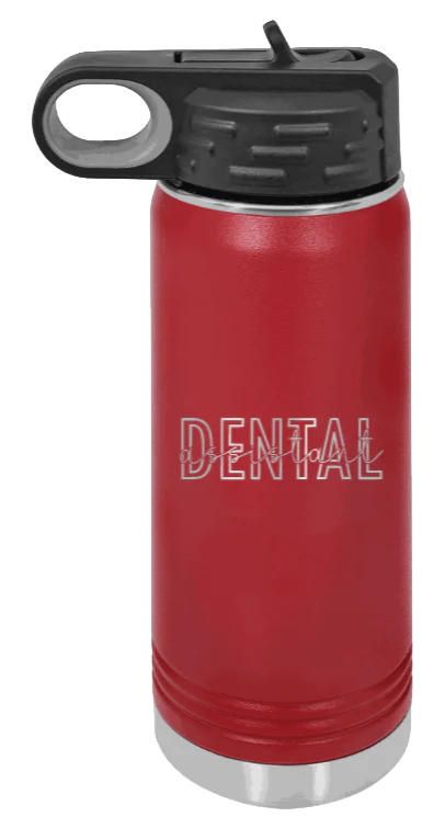 Dental Assistant - 20oz Water Bottle Laser Engraved - Image 8