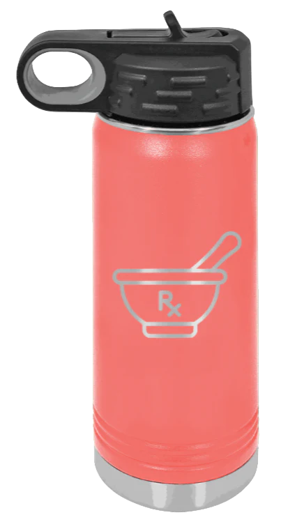 RX - 20oz Water Bottle Laser Engraved - Image 3