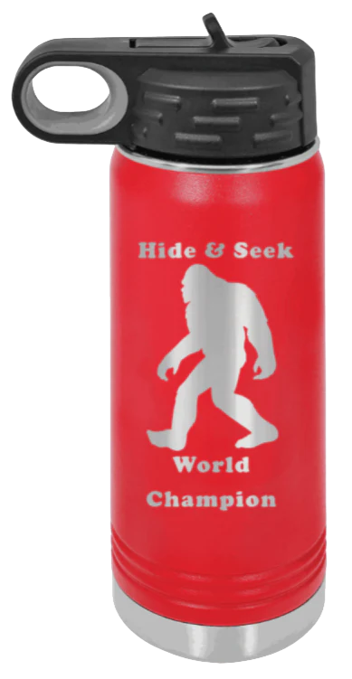 Hide and Seek Champion - 20oz Water Bottle Laser Engraved - Image 14