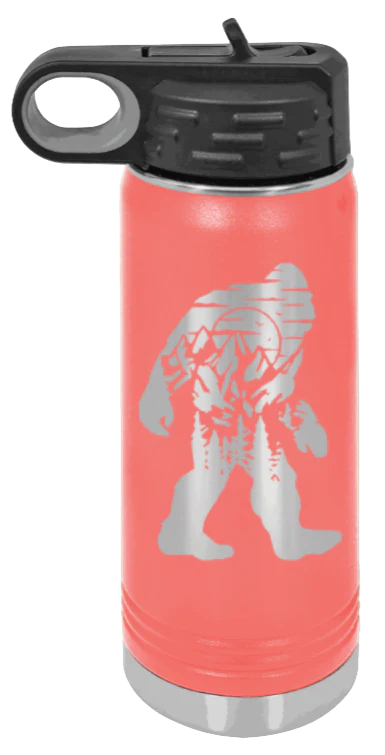 Sasquatch - 20oz Water Bottle Laser Engraved - Image 3