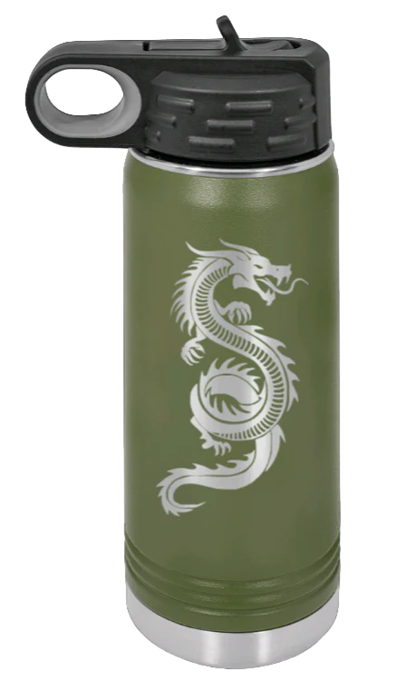 Dragon - 20oz Water Bottle Laser Engraved - Image 10