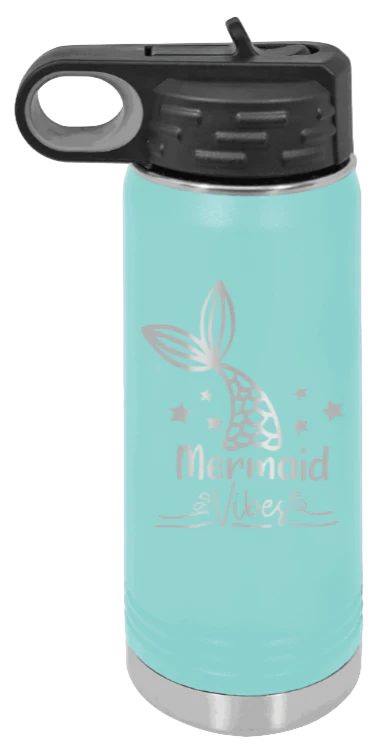 Mermaid - 20oz Water Bottle Laser Engraved - Image 15