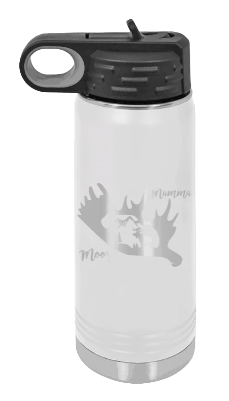 Mamma Moose - 20oz Water Bottle Laser Engraved - Image 15