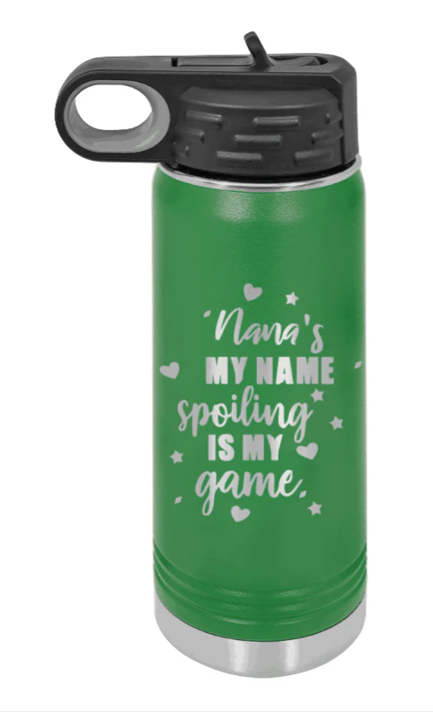 Nana's My Name - 20oz Water Bottle Laser Engraved - Image 4