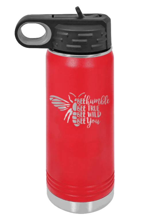 Bee Humble - 20oz Water Bottle Laser Engraved - Image 14