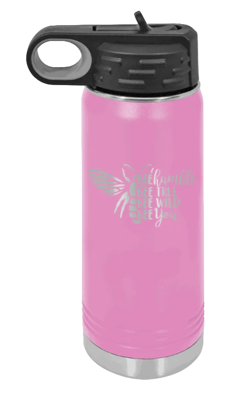 Bee Humble - 20oz Water Bottle Laser Engraved - Image 7