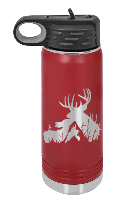Buck & Doe - 20oz Water Bottle Laser Engraved - Image 7