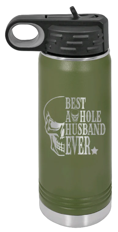 Best Asshole Husband - 20oz Mug Laser Engraved - Image 10