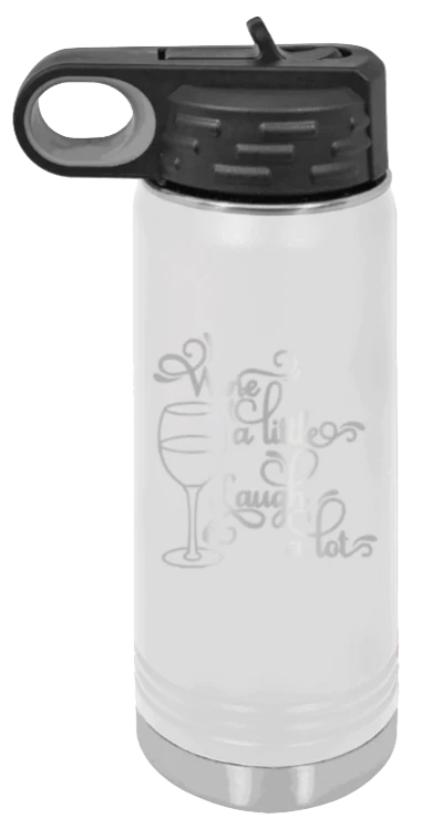 Wine A Little Laugh A Lot - 20oz Mug Laser Engraved - Image 16