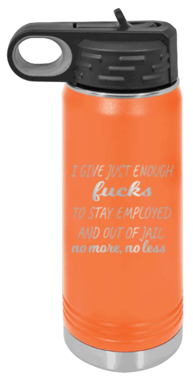 Just Enough F*cks - 20oz Mug Laser Engraved - Image 11