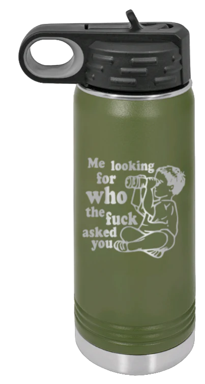 Who The F*ck Ask You - 20oz Mug Laser Engraved - Image 10