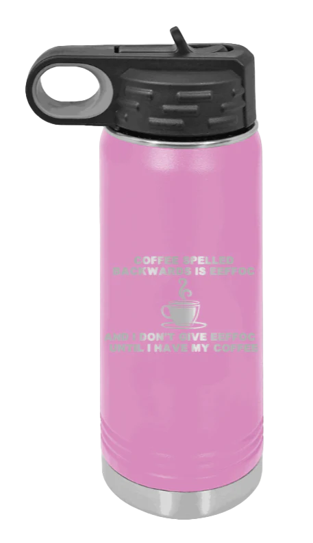 Coffee Spelled Backwards - 20oz Mug Laser Engraved - Image 7