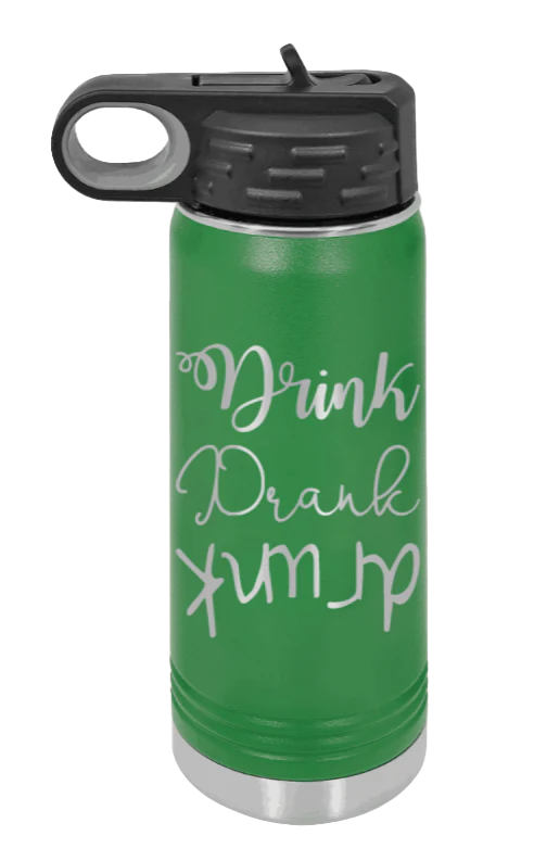 Drink Drank Drunk - 20oz Mug Laser Engraved - Image 5