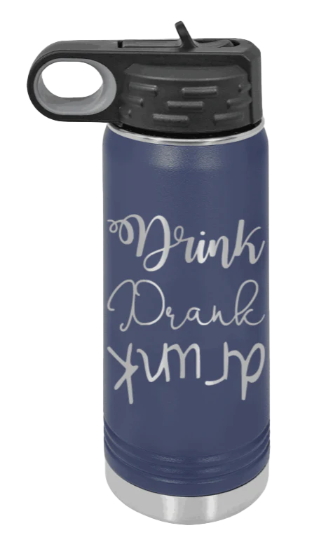 Drink Drank Drunk - 20oz Mug Laser Engraved - Image 9