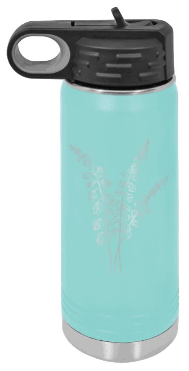 Blue Bells - 20oz Water Bottle Laser Engraved - Image 15