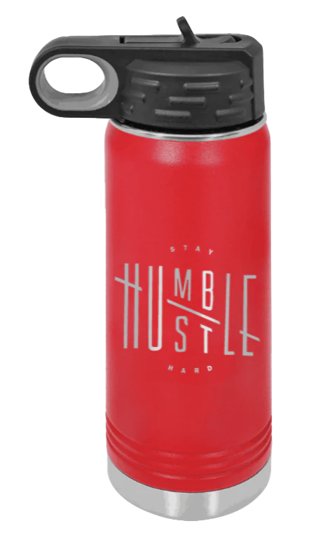 Stay Humble - 20oz Water Bottle Laser Engraved - Image 14