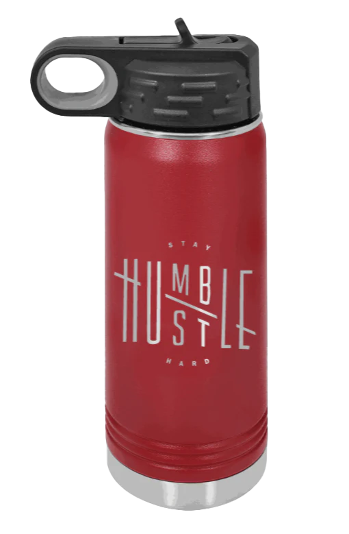 Stay Humble - 20oz Water Bottle Laser Engraved - Image 8