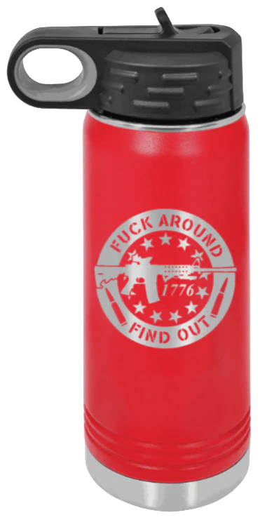 FAFO - 20oz Water Bottle Laser Engraved - Image 14