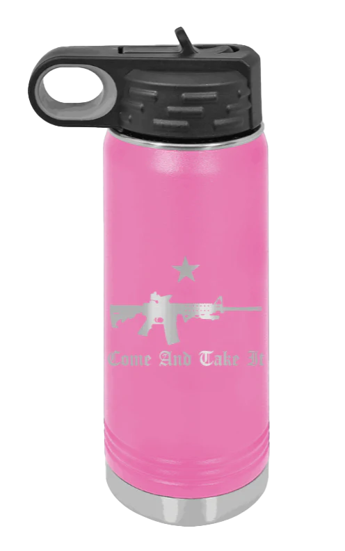Come And Take It - 20oz Water Bottle Laser Engraved - Image 12