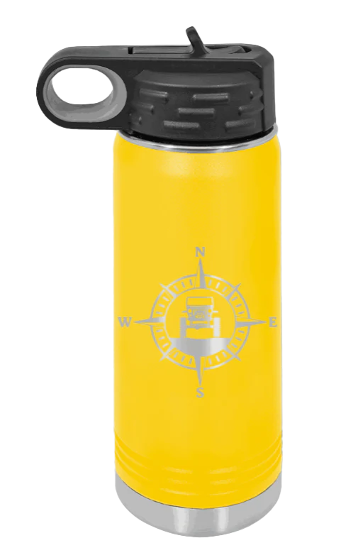 Jeep Compass CJ - 20oz Water Bottle Laser Engraved - Image 17