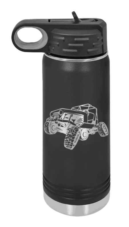 CJ Crawler No Rock - 20oz Water Bottle Laser Engraved