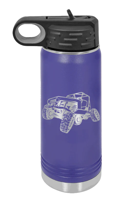 CJ Crawler No Rock - 20oz Water Bottle Laser Engraved - Image 13