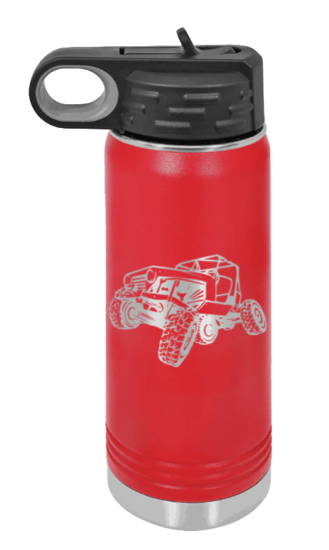 CJ Crawler No Rock - 20oz Water Bottle Laser Engraved - Image 14