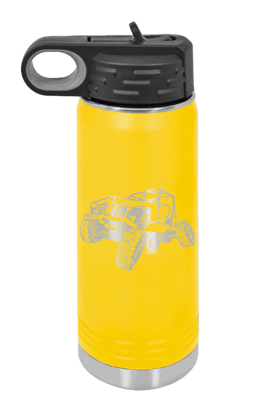 YJ Crawler No Rock - 20oz Water Bottle Laser Engraved - Image 17