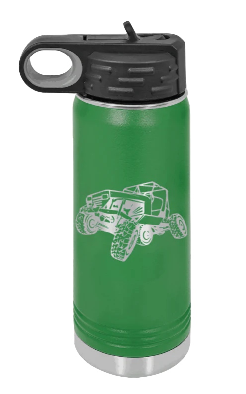 YJ Crawler No Rock - 20oz Water Bottle Laser Engraved - Image 5