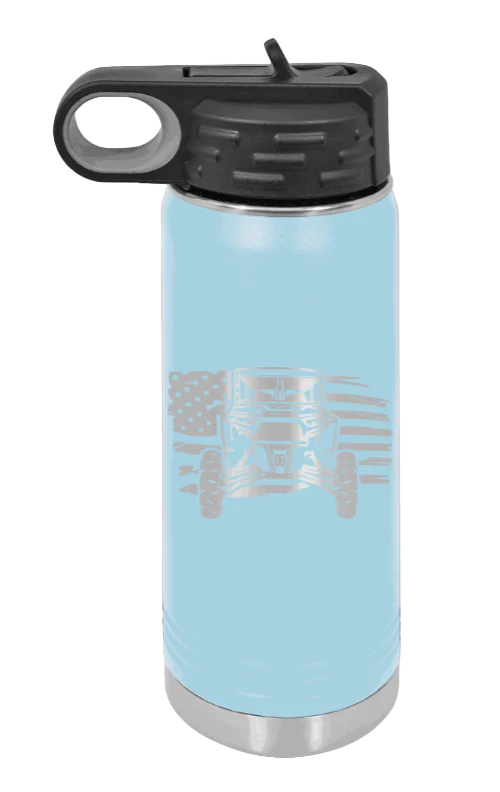 RZR Flag - 20oz Water Bottle Laser Engraved - Image 6