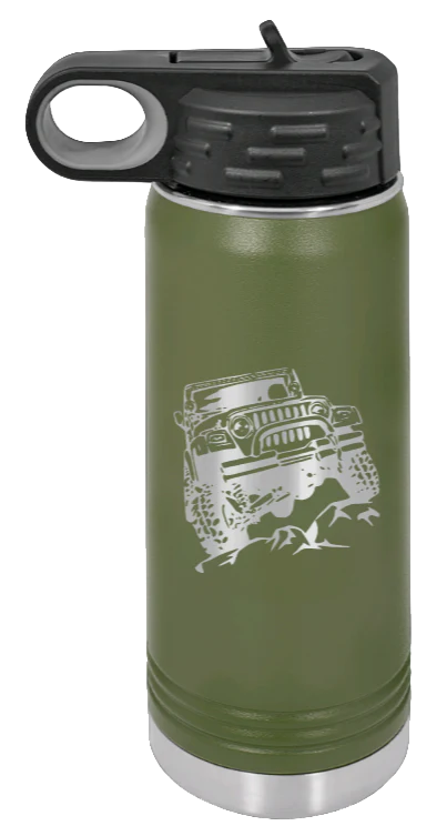 TJ Crawler - 20oz Water Bottle Laser Engraved - Image 10